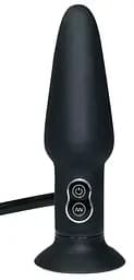 Анальна пробка - True Black Vibrating Anal Plug - мініатюра 4