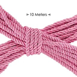 Мотузка для бондажу Ouch! Rope 10 м (рожевий) - мініатюра 3