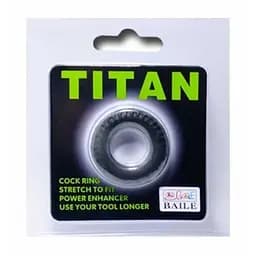 Ерекційне кільце TITAN cock ring green Baile BI-210146 16940 - мініатюра 3