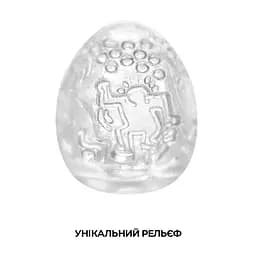 Мастурбатор-яйце Tenga Keith Haring Egg Dance - мініатюра 3