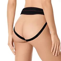 Страпон LoveToy Easy Strapon Set 7.5'' 19 см тілесний - мініатюра 3