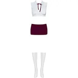 Еротичний костюм Obsessive Student 4 pcs costume S/M - мініатюра 3