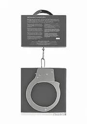 Металеві наручники Ouch! Beginner's Handcuffs срібного кольору - мініатюра 3