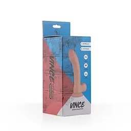 Фалоімітатор EasyToys Vince Realistic 19.5 см (тілесний) - мініатюра 6