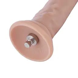 Реалістичний фалоімітатор для секс-машин Hismith 7.5″ Flexible Silicone Dildo, система KlicLok - мініатюра 8