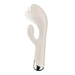 Вібратор-кролик Satisfyer Spinning Rabbit 1 20 см білий - мініатюра 2