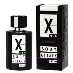 Духи с феромонами Aurora Body Attck Men violen X-Phero 50 ml