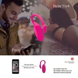 Віброяйце з керуванням зі смартфона Magic Motion Flamingo 7.2 см рожевий - мініатюра 9