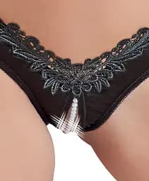 Трусики Cottelli Collection Lingerie L чорний - мініатюра 2