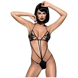 Еротичний боді Obsessive Luiza S/M чорний