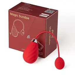 Віброяйце Magic Motion Sundae 19 см червоний - мініатюра 2