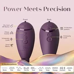Вібратор кролик Womanizer Next Duo (Dark Purple) - мініатюра 5