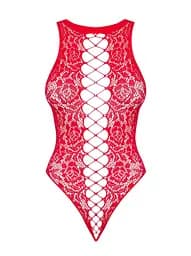 Боді Obsessive B120 S/M/L червоний - мініатюра 6