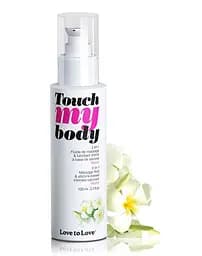 Масажний гель і змазка 2 в 1 Love To Love Touch My Body Monoi зволожуючий 100 мл - мініатюра 2