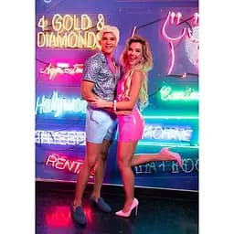 Сукня Leg Avenue Pink vinyl mini dress S - мініатюра 5