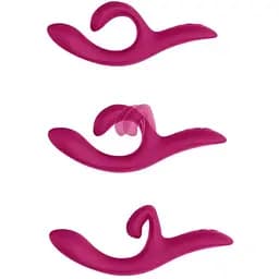 Смарт-вібратор кролик We-Vibe Nova Fuchsia регульований кут нахилу ствола - мініатюра 3