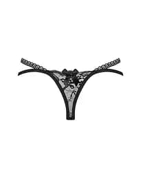 Трусики-стрінги Obsessive Blomentis XL/2XL чорний - мініатюра 4