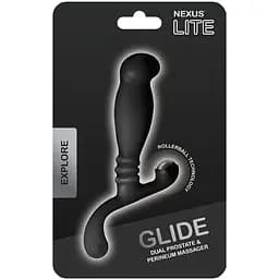 Масажер простати Nexus Glide Black для новачків ультрастимулюючий з масажером промежини - мініатюра 2
