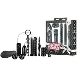 Набор секс-игрушек Loveboxxx Hot 'n Steamy Starter Kit 9 шт. черный