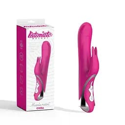 Вібратор-кролик Intimate Melody Missile 23.5 см рожевий - мініатюра 6