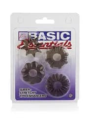Набір ерекційних кілець CalExotics Basic Essentials 4 шт. чорний - мініатюра 4
