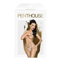 Трусики Penthouse Open secret S/M світло-рожевий - мініатюра 4