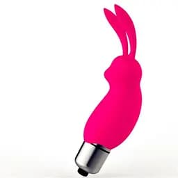 Вібратор з формою кролика 11,3 см Рожевий K000113