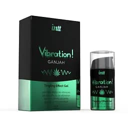 Рідкий вібратор Intt Vibration Ganjah 15 мл ефект вібрації до 30 хвилин - мініатюра 3