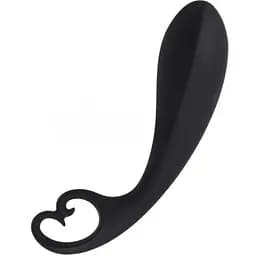 Анальний стимулятор Alive Black Heart 16 см (чорний)