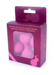 Набір вагінальних кульок Silicone Kegal Balls Set Pink - мініатюра 4