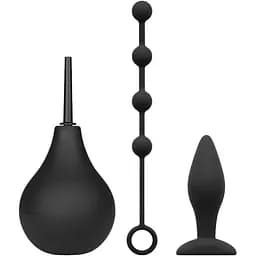 Набор новичка для анальной стимуляции Nexus Anal Beginner Kit спринцовка 224 мл анальные бусы 20 м