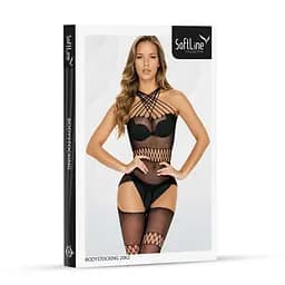 Бодістокінг Bodystocking 2062, black One Size - мініатюра 4