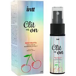 Збуджуючий спрей для клітора Intt Clit Me On Red Fruits Warming Effect 12 мл, зігріваючий ефект Intt SO8393 98026