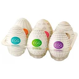 Набір мастурбаторів Tenga Egg Clicker 6 шт еластомер 67x52 мм