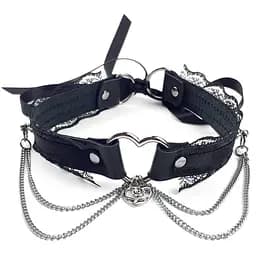 Сексуальный чокер Art of Sex - Karen из натуральной кожи