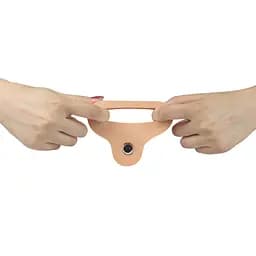 Насадка на член 5.8 The Ultra Soft Double Vibrating LOVETOYS 66-LV1131 100545 - мініатюра 2