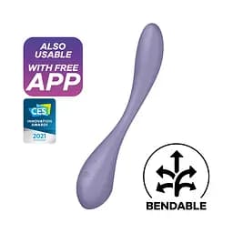 Універсальний вібратор Satisfyer G-Spot Flex 5+ Lilac Satisfyer SO7803 95574 - мініатюра 2