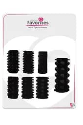 Набір насадок All Time Favorites Penis Sleeves Set - мініатюра 2