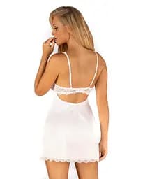 Комплект білизни Obsessive Amor Blanco L/XL (білий) - мініатюра 3