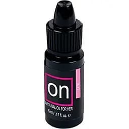 Вібруюче масло для жінок ON Natural Arousal Oil Lite, 5 мл - мініатюра 2