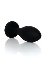 Анальна пробка - Jewellery Silicone Black Plug L Clear - мініатюра 4