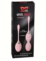 Набір вагінальних кульок Argus Toys Kegel Balls, 2 шт., рожевий - мініатюра 2
