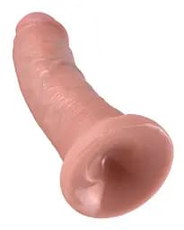 Фалоімітатор King Cock 8", 21.5 см (тілесний) - мініатюра 5