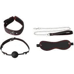 BDSM набор Erospace Wild Play C9 4 шт. черный