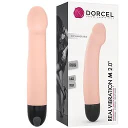 Вібратор для точки G Dorcel Real 2.0 22 см тілесний - мініатюра 2