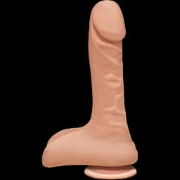 Фалоімітатор Doc Johnson The D Super D 9 Inch With Balls ULTRASKYN