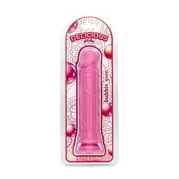 Фалоімітатор з ароматом жуйки- Toyz4lovers Delicious Dildo Bubble Gum, 20 см - мініатюра 6