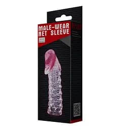 Насадка на пеніс BAILE - MALE-WEAR NET SLEEVE Baile BI-026200 99110 - мініатюра 3