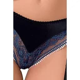 Комплект білизни Passion GISELE Set black L/XL - мініатюра 5