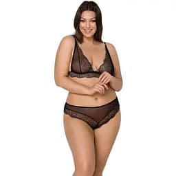 Комплект белья Passion Amberly Set black 4XL/5XL